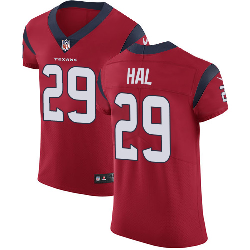 Nike Texans #29 Andre Hal Red Alternate Men's Stitched NFL Vapor Untouchable Elite Jersey